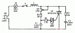 富丽BC-3E豪华型电子调光台灯电路图