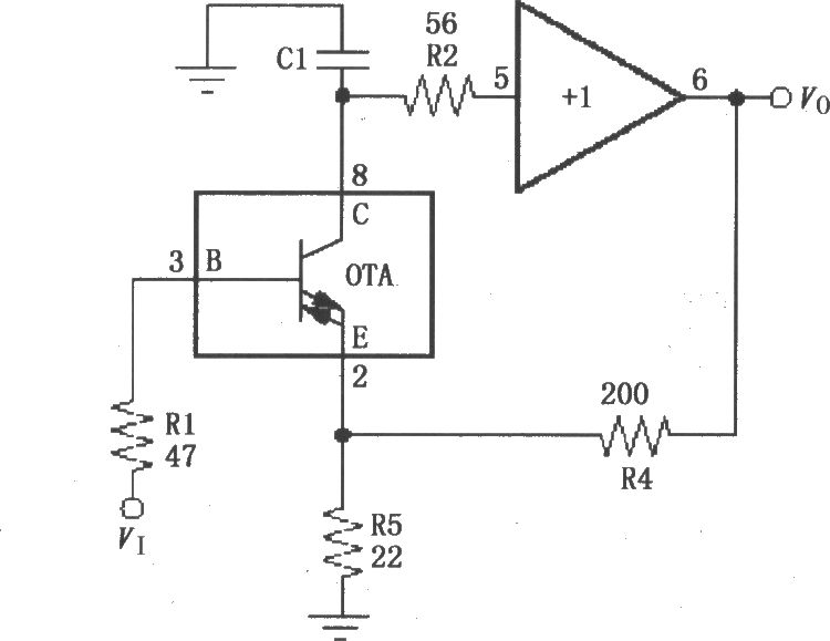 宽带跨导型运算放大和缓冲器OPA660的电流反馈放