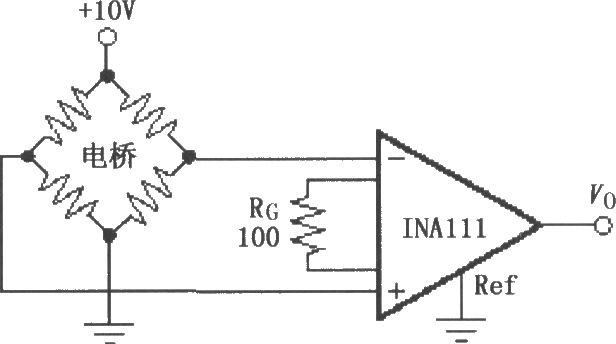 INA111电桥传感器放大电路