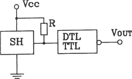 SH型霍尔开与DTL、TTL连接输出接口电路