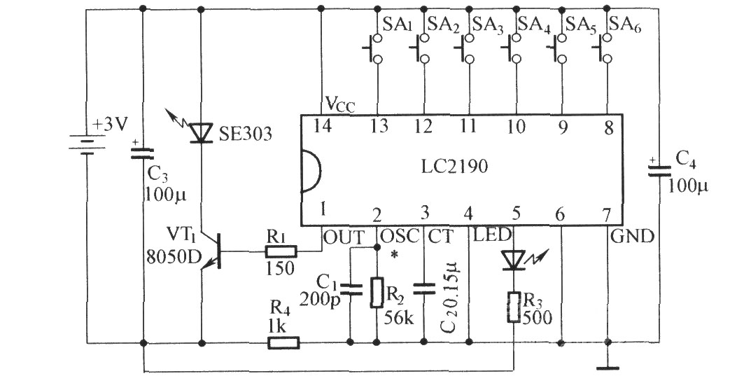 LC2190的原理及应用电路